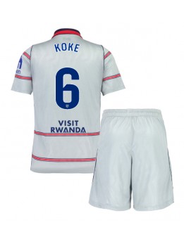 Otroški Nogometna dresi replika Atletico Madrid Koke #6 Tretji 2026-27 Kratek rokav (+ hlače)